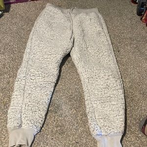 Victoria secret fuzzy sweatpants